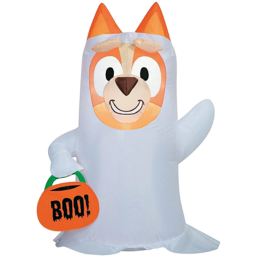 Bluey Bingo Ghost Inflatable Small Halloween - Blue