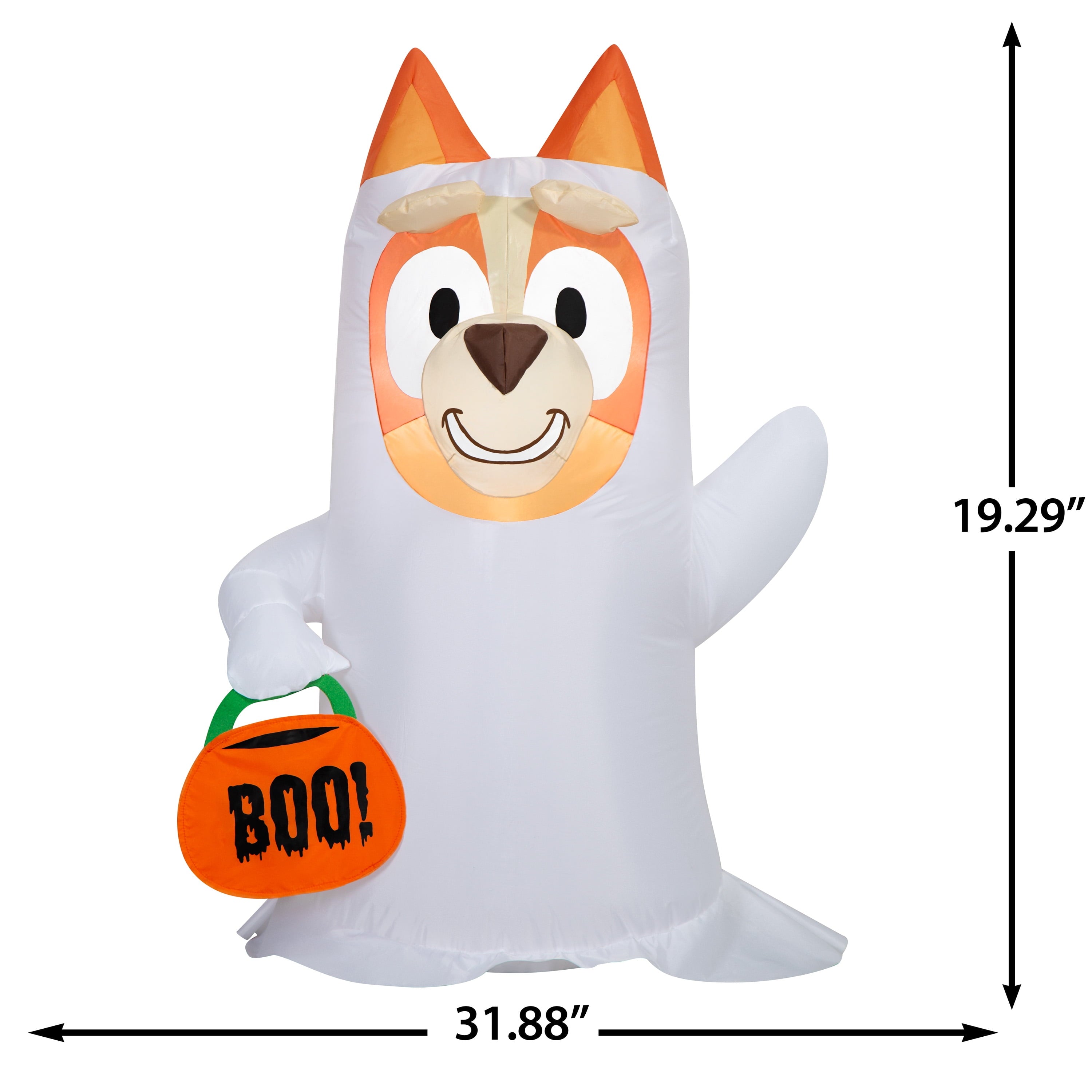 Bluey Bingo Ghost Inflatable Small Halloween - Blue