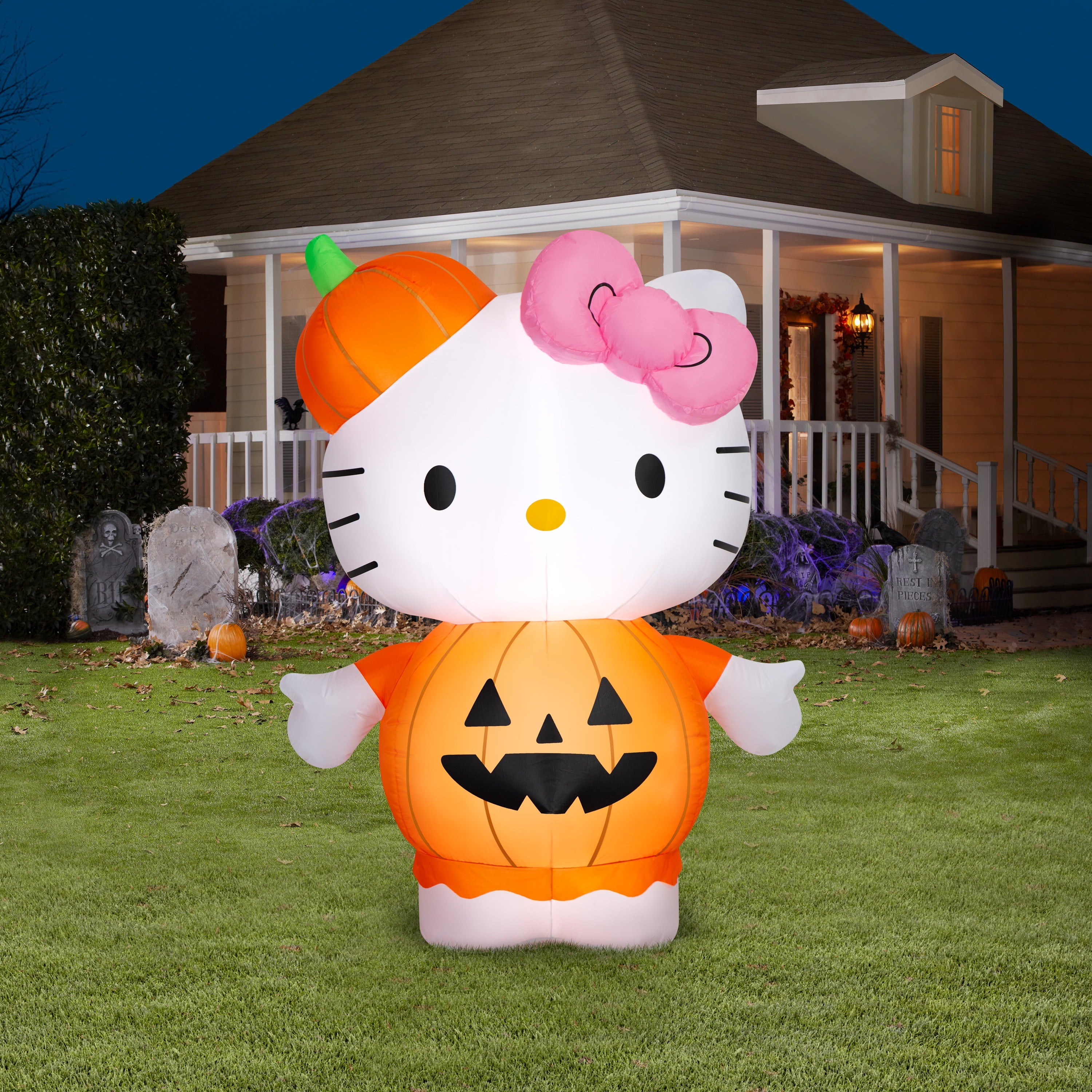 Halloween Airblown Yard Inflatables  in Pumpkin 41.73 in X 28.74 in X 53.93 in 3.28 Lb