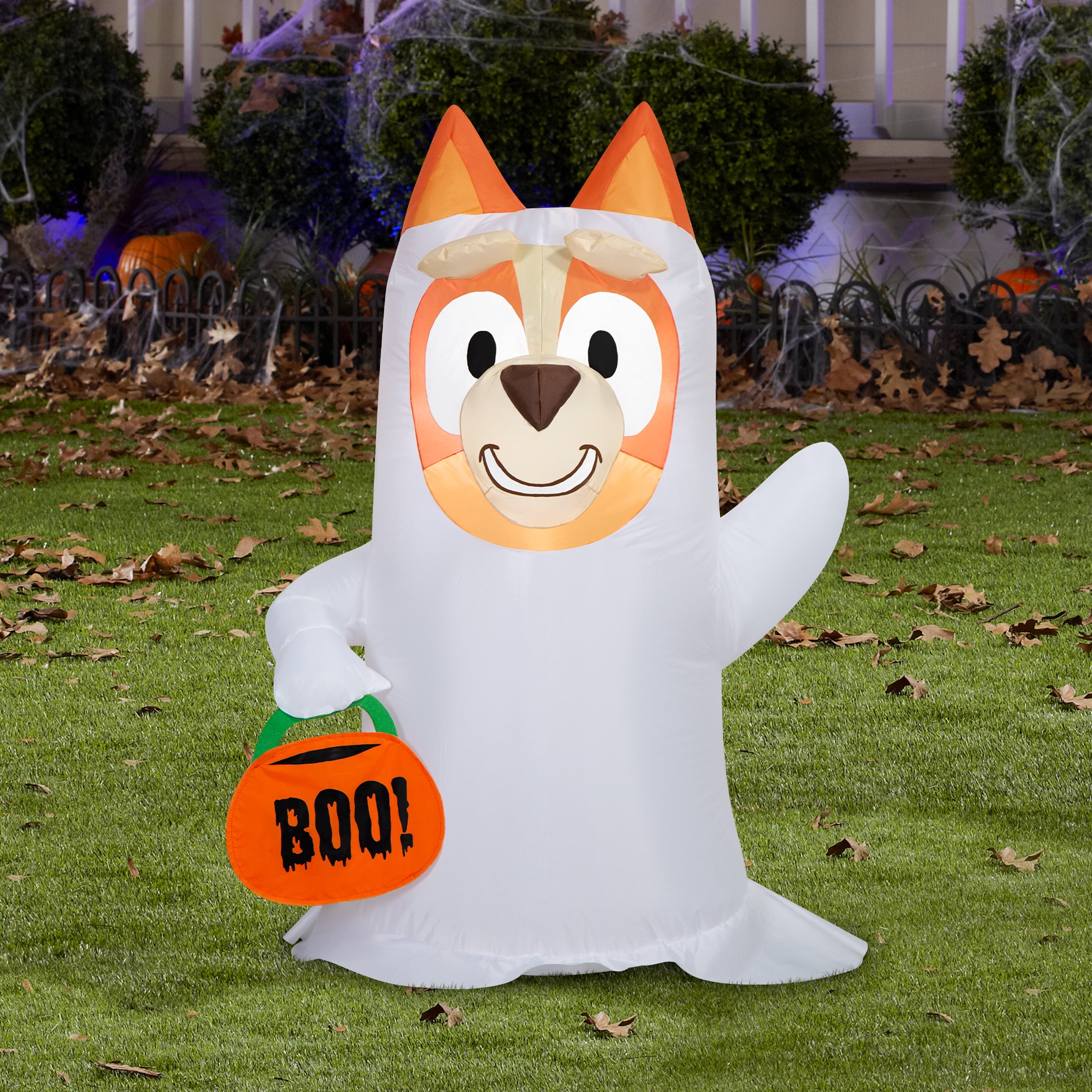 Bluey Bingo Ghost Inflatable Small Halloween - Blue